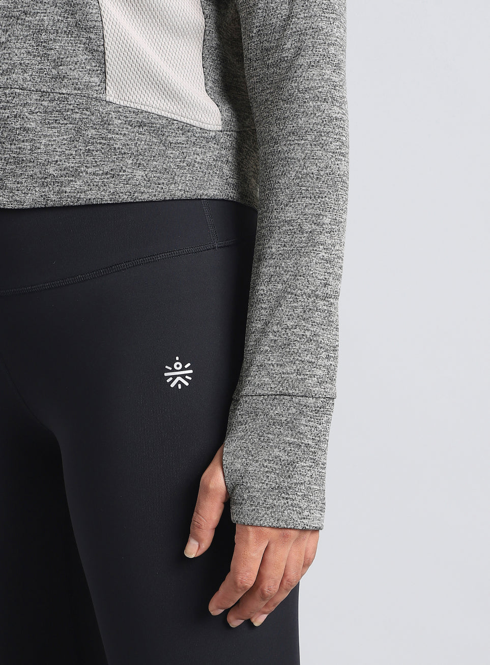 Women's Dark Grey Work It Out Training Cropped Jacket