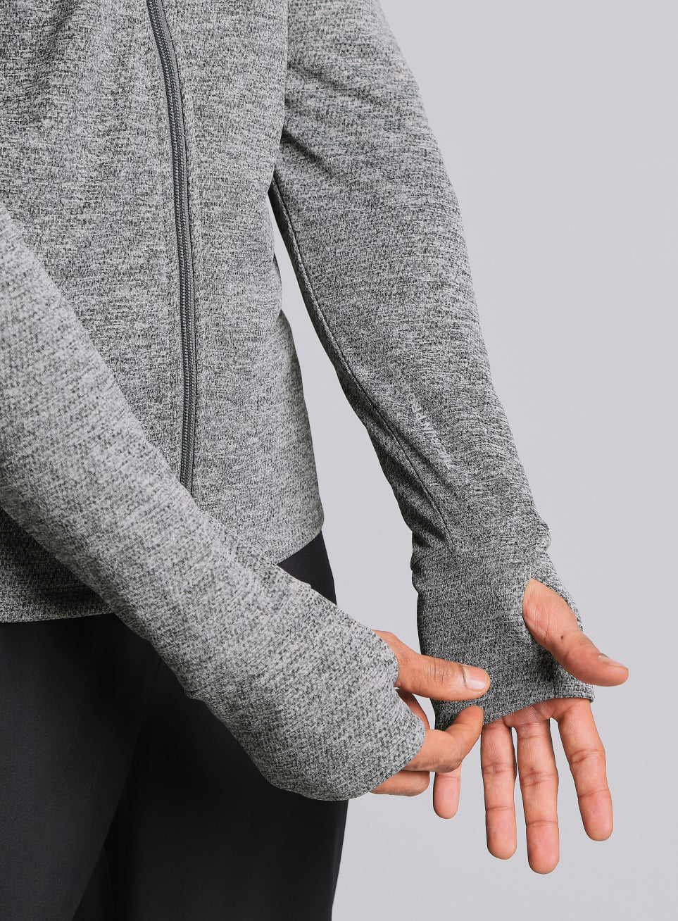 Men's Dark Grey Run Elevate All Weather Jacket