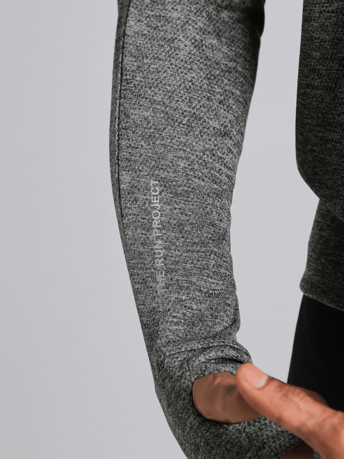 Men's Dark Grey Run Elevate All Weather Jacket