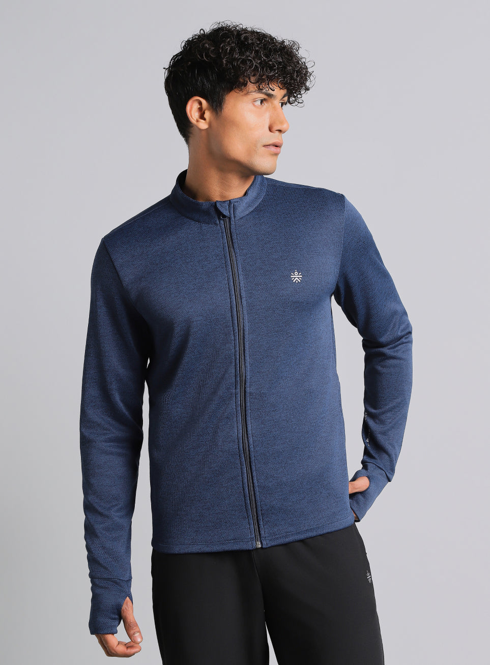 Men's Navy Run Elevate All Weather Jacket