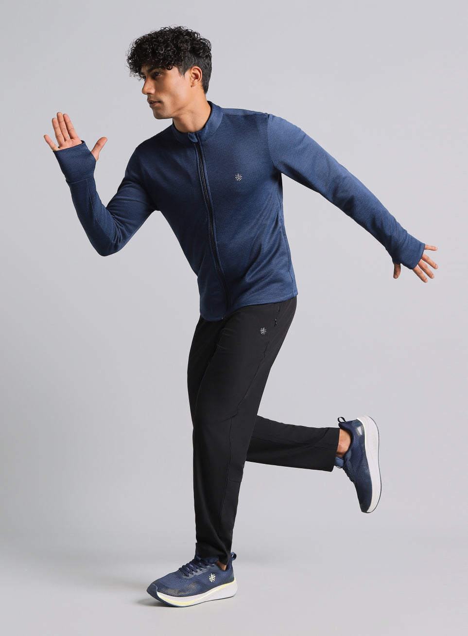 Men's Navy Run Elevate All Weather Jacket