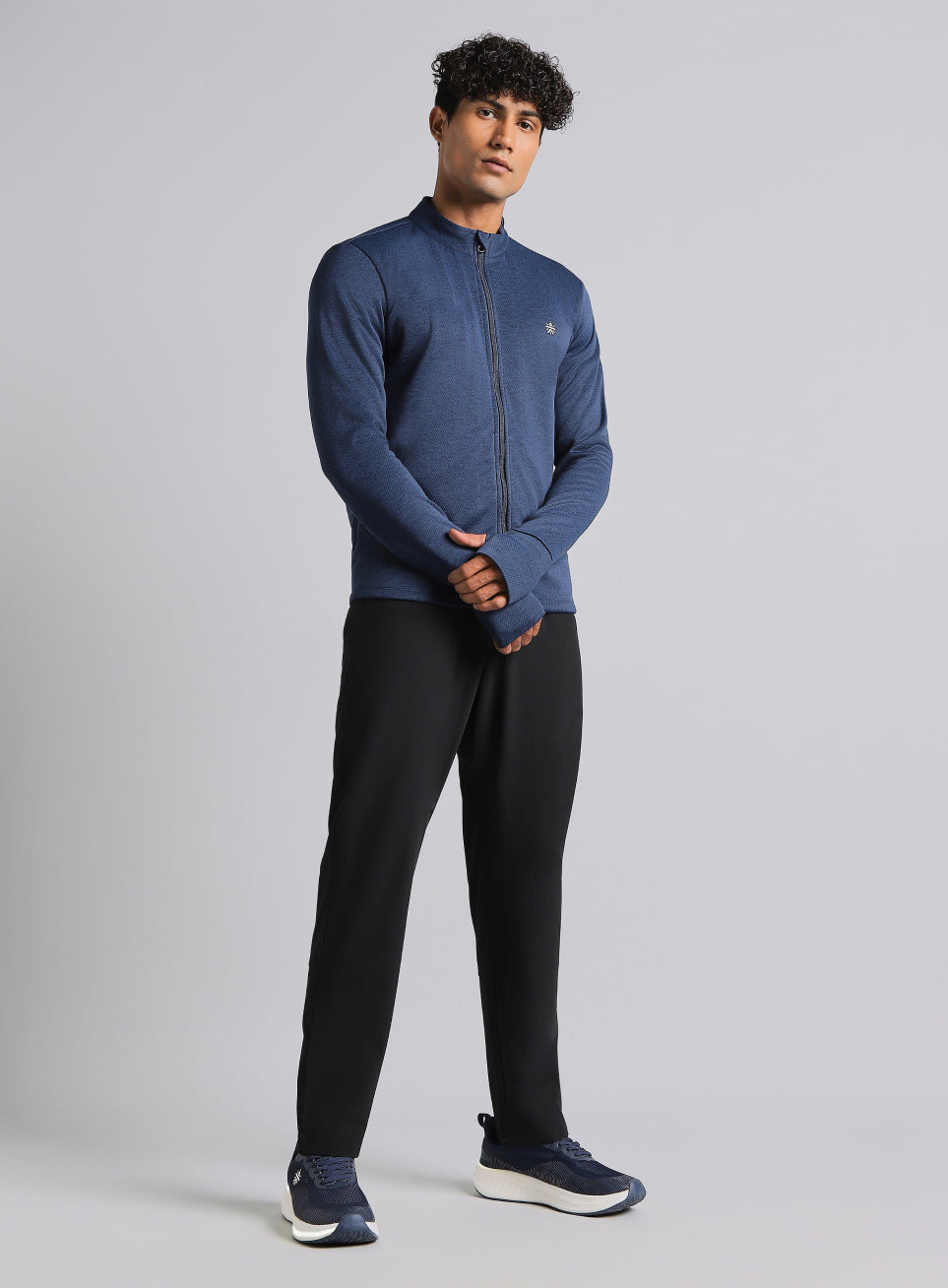 Men's Navy Run Elevate All Weather Jacket