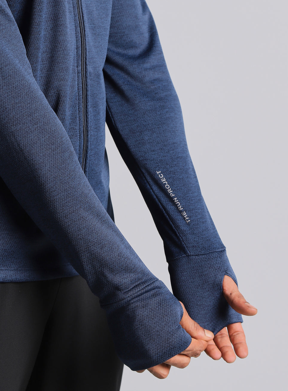 Men's Navy Run Elevate All Weather Jacket