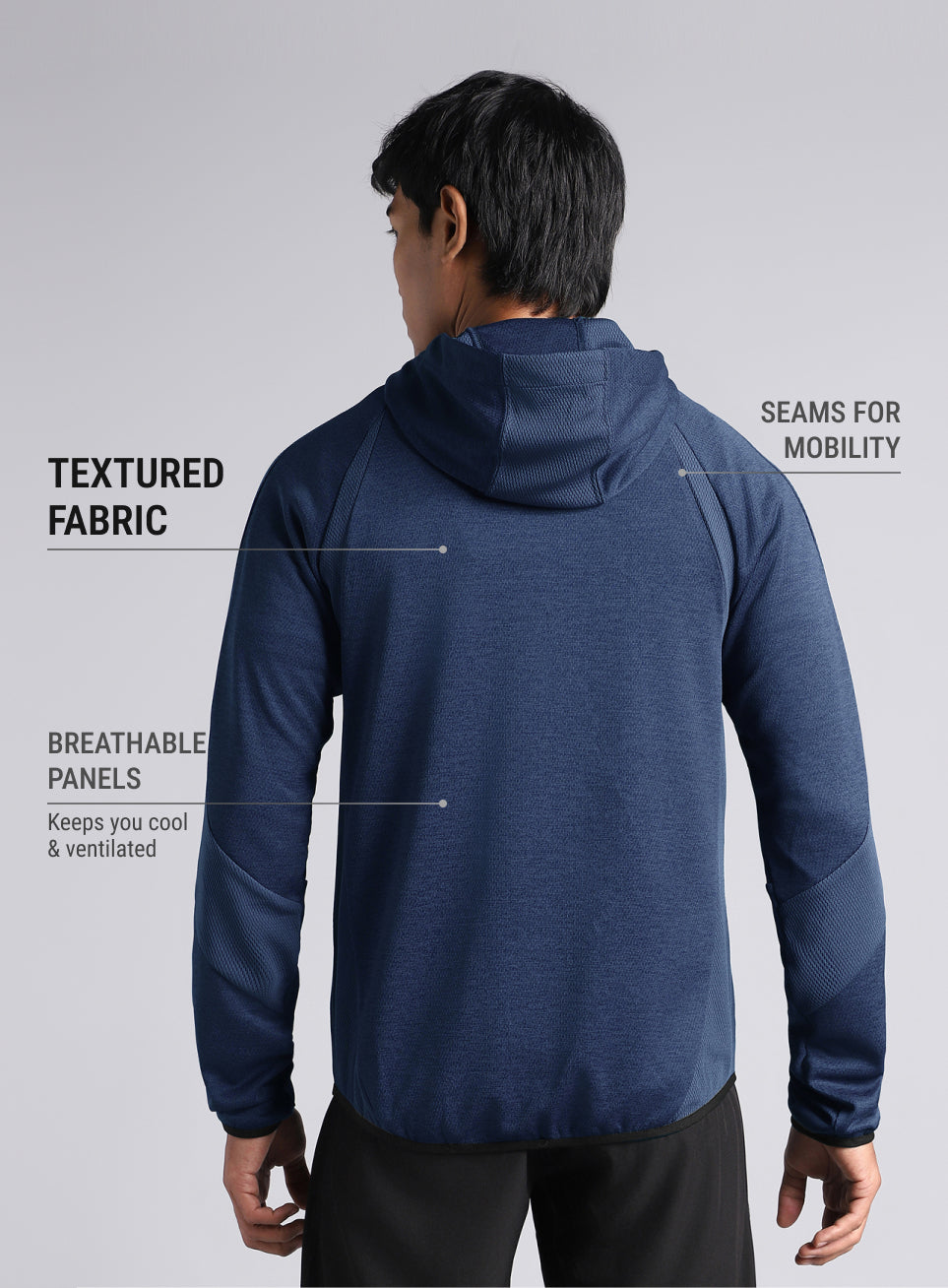 Men's Navy HIIT Training Jacket