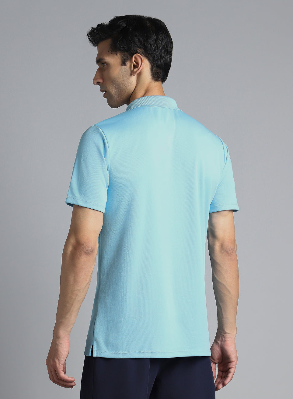 Men's Sky Blue Performance Polo T-shirt