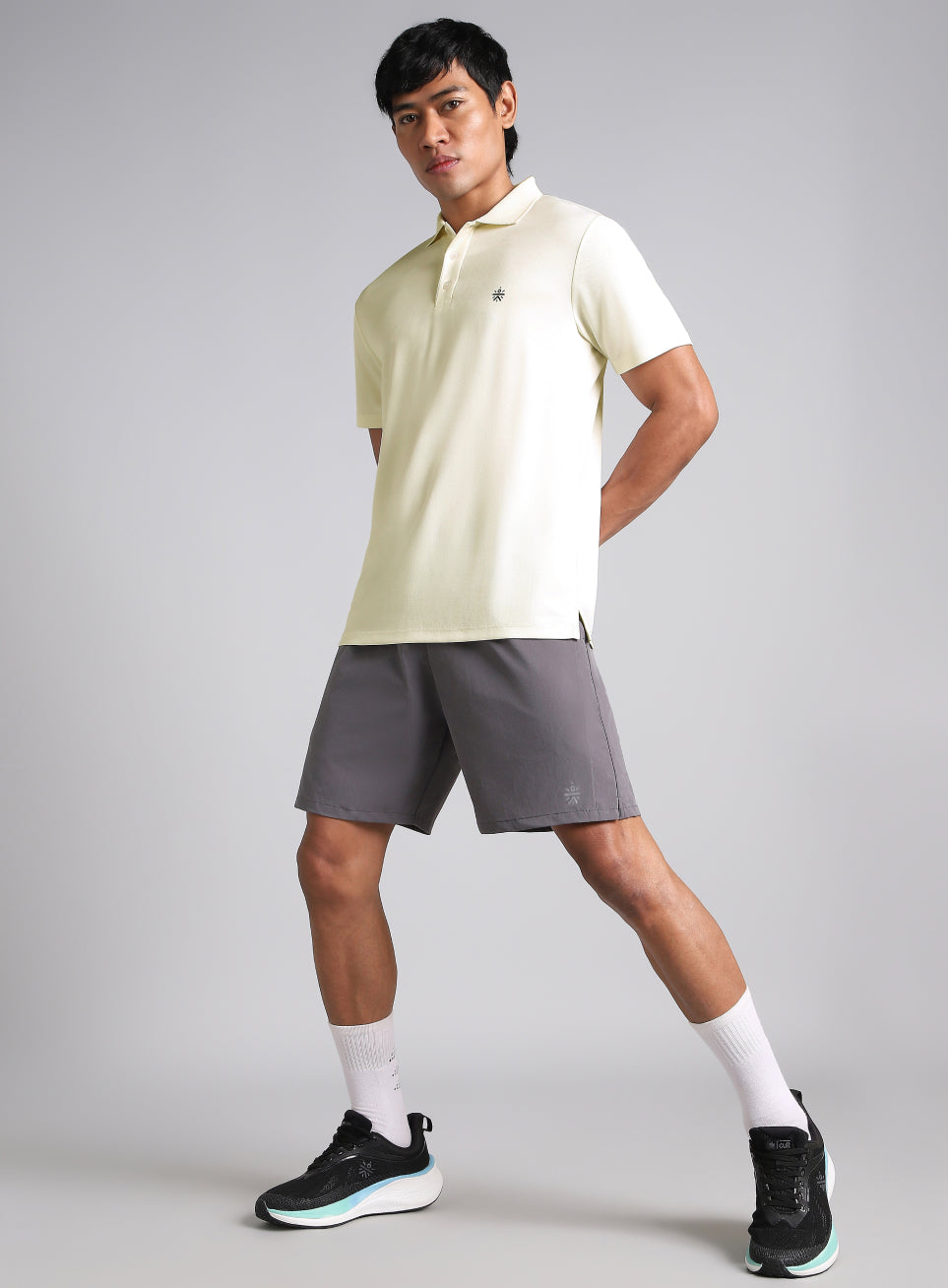 Men's Off White Performance Polo T-shirt