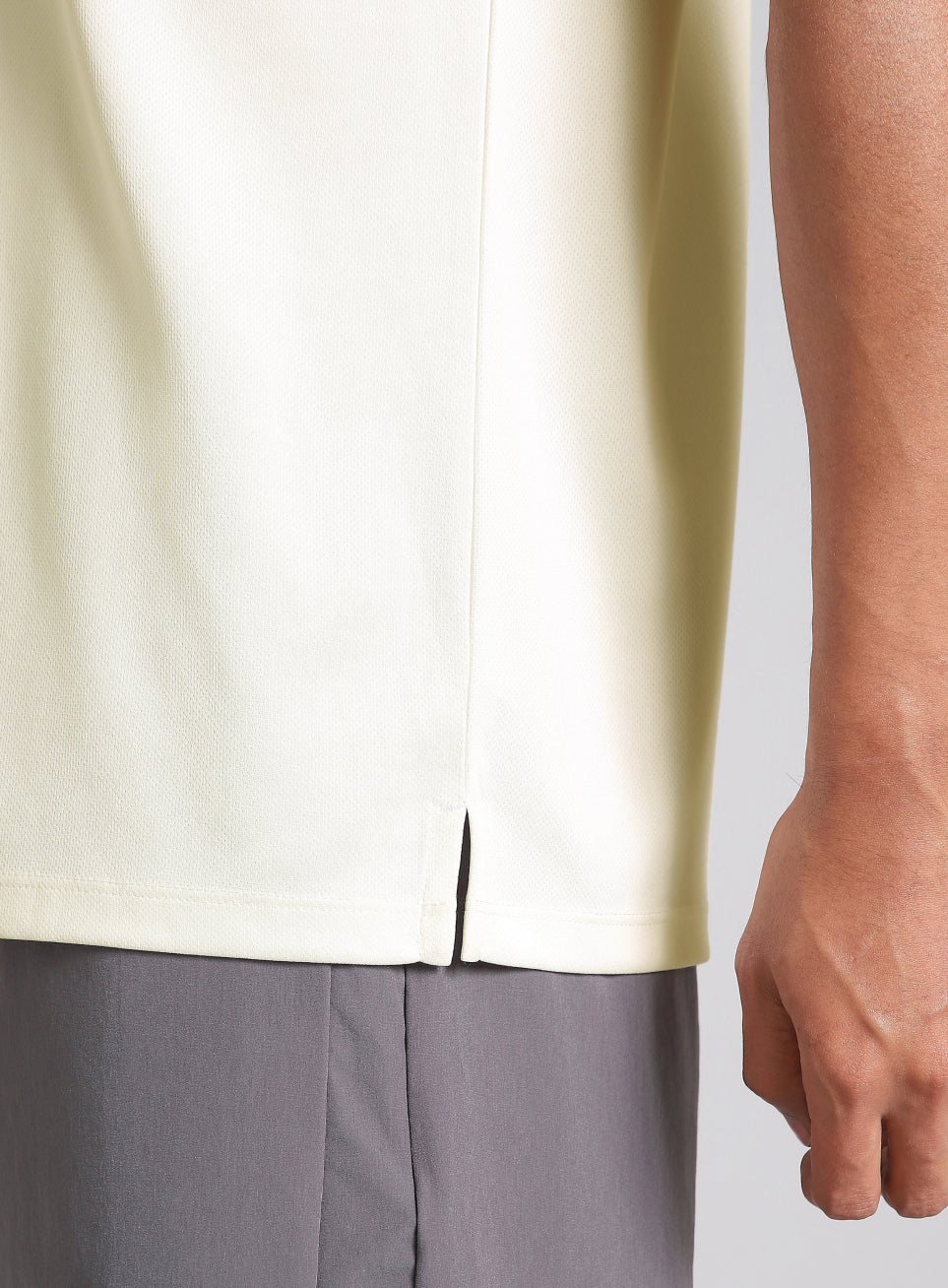 Men's Off White Performance Polo T-shirt