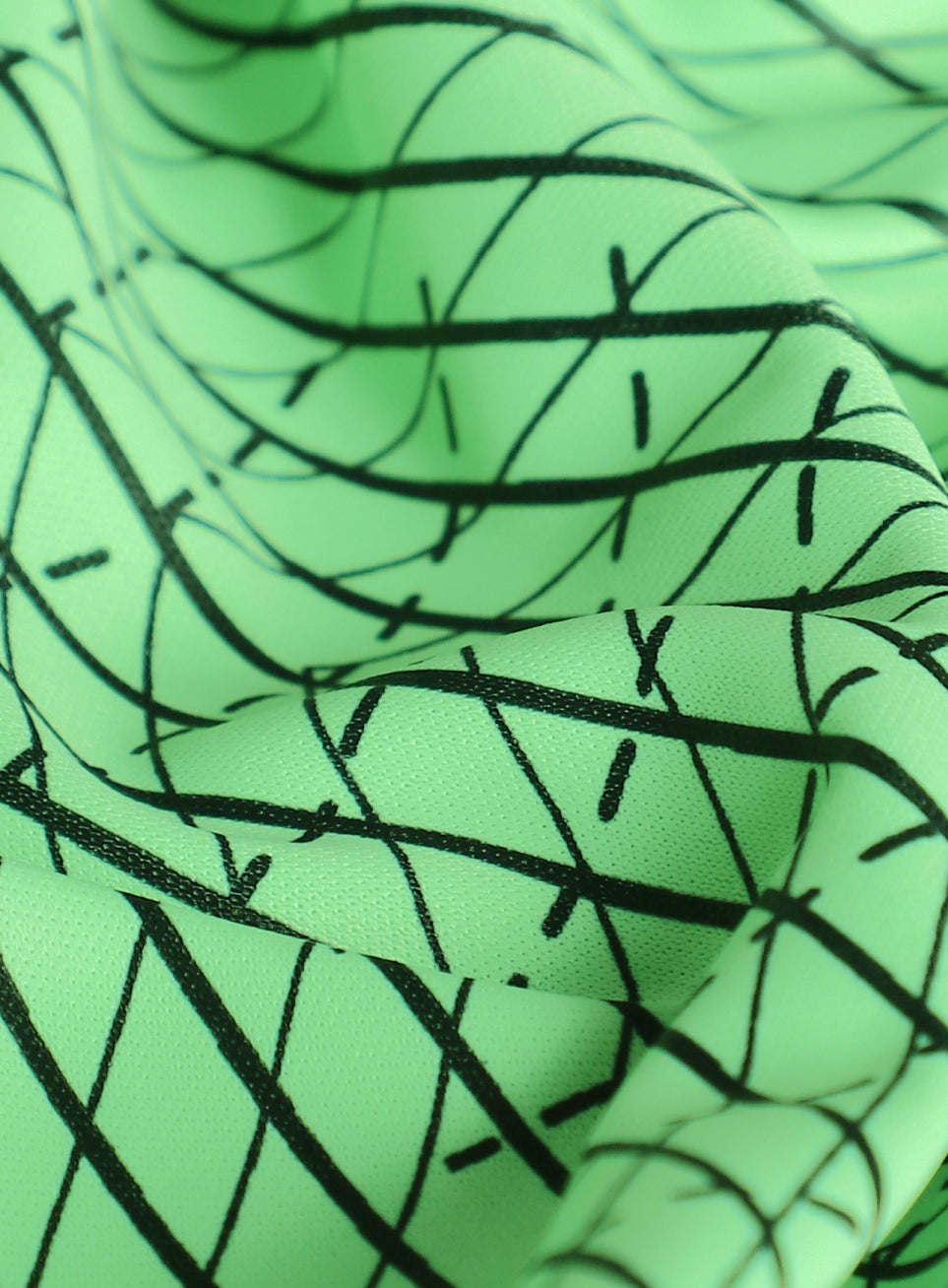 Men's Green Energy Map Printed T-shirt