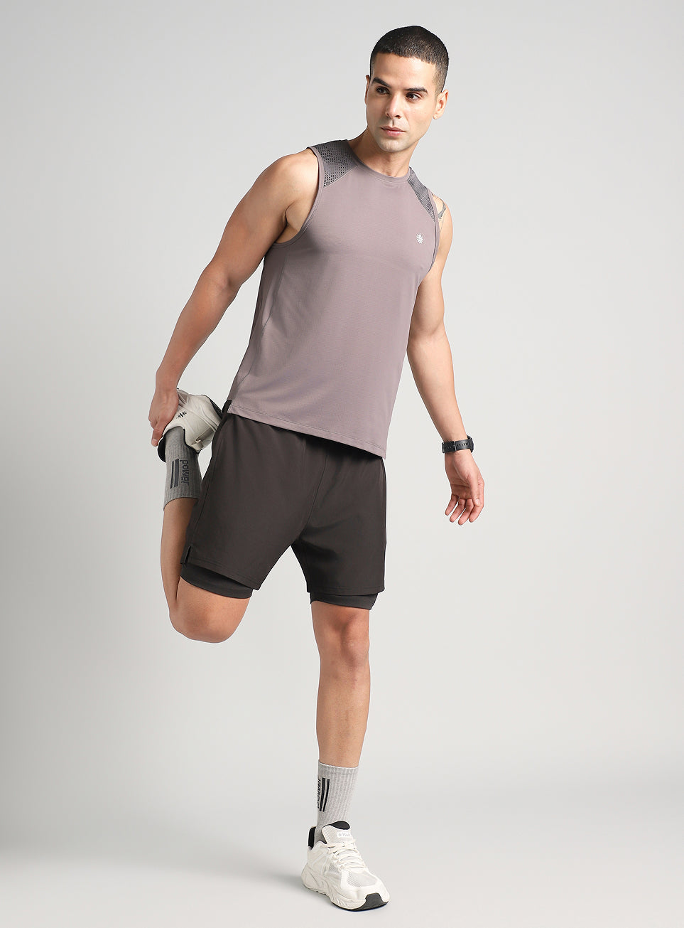 Men's Dark Grey Training Muscle Tank
