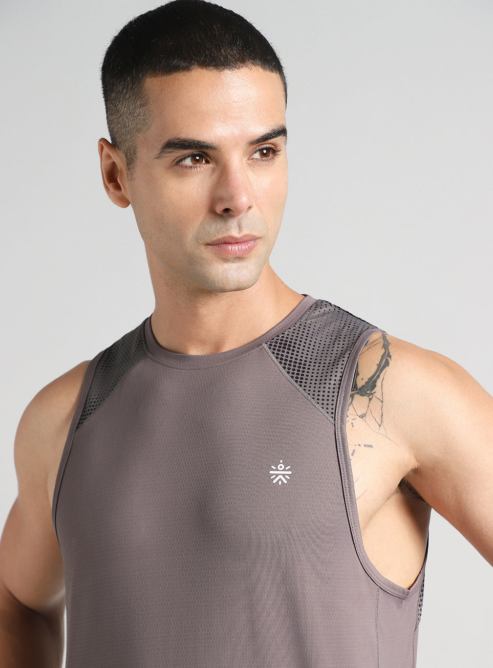 Men's Dark Grey Training Muscle Tank