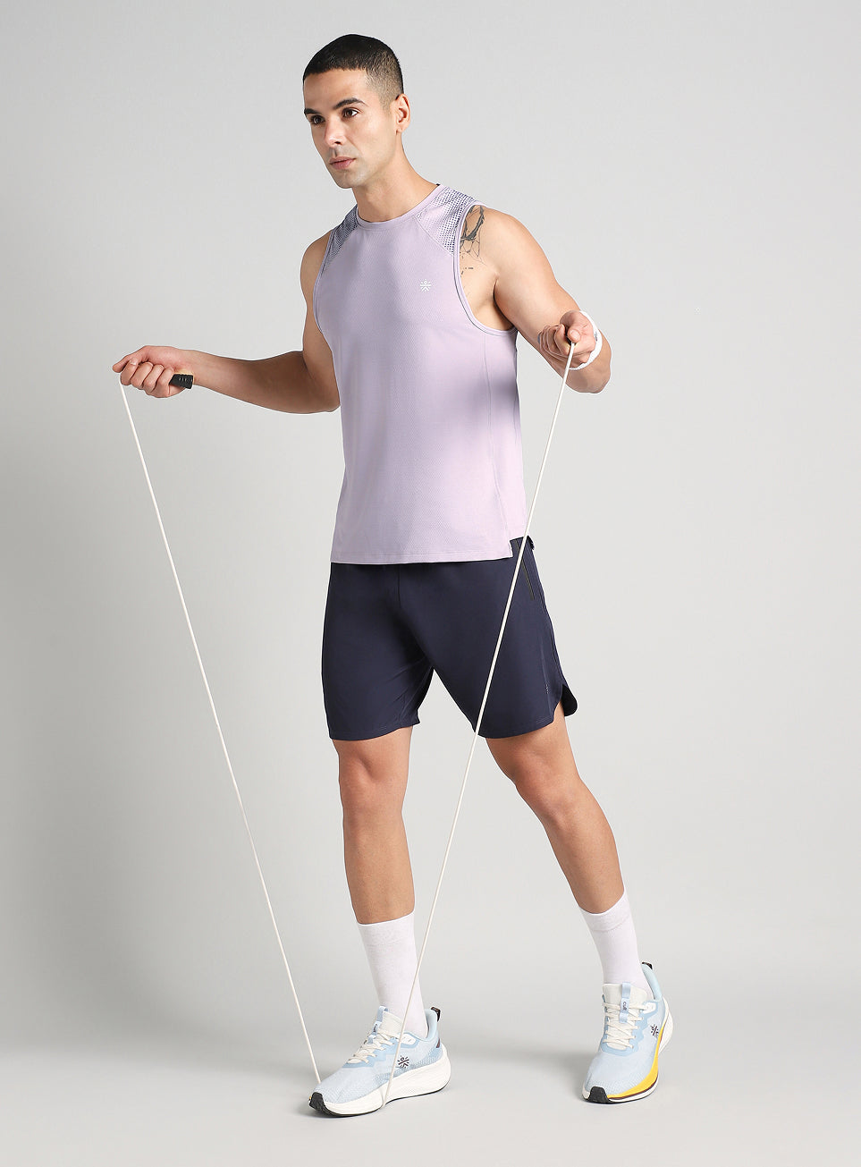 Men's Purple Training Muscle Tank