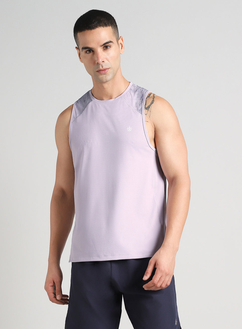 Men's Purple Training Muscle Tank