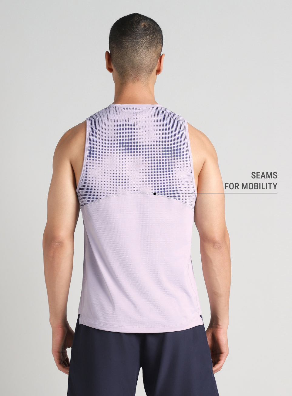 Men's Purple Training Muscle Tank