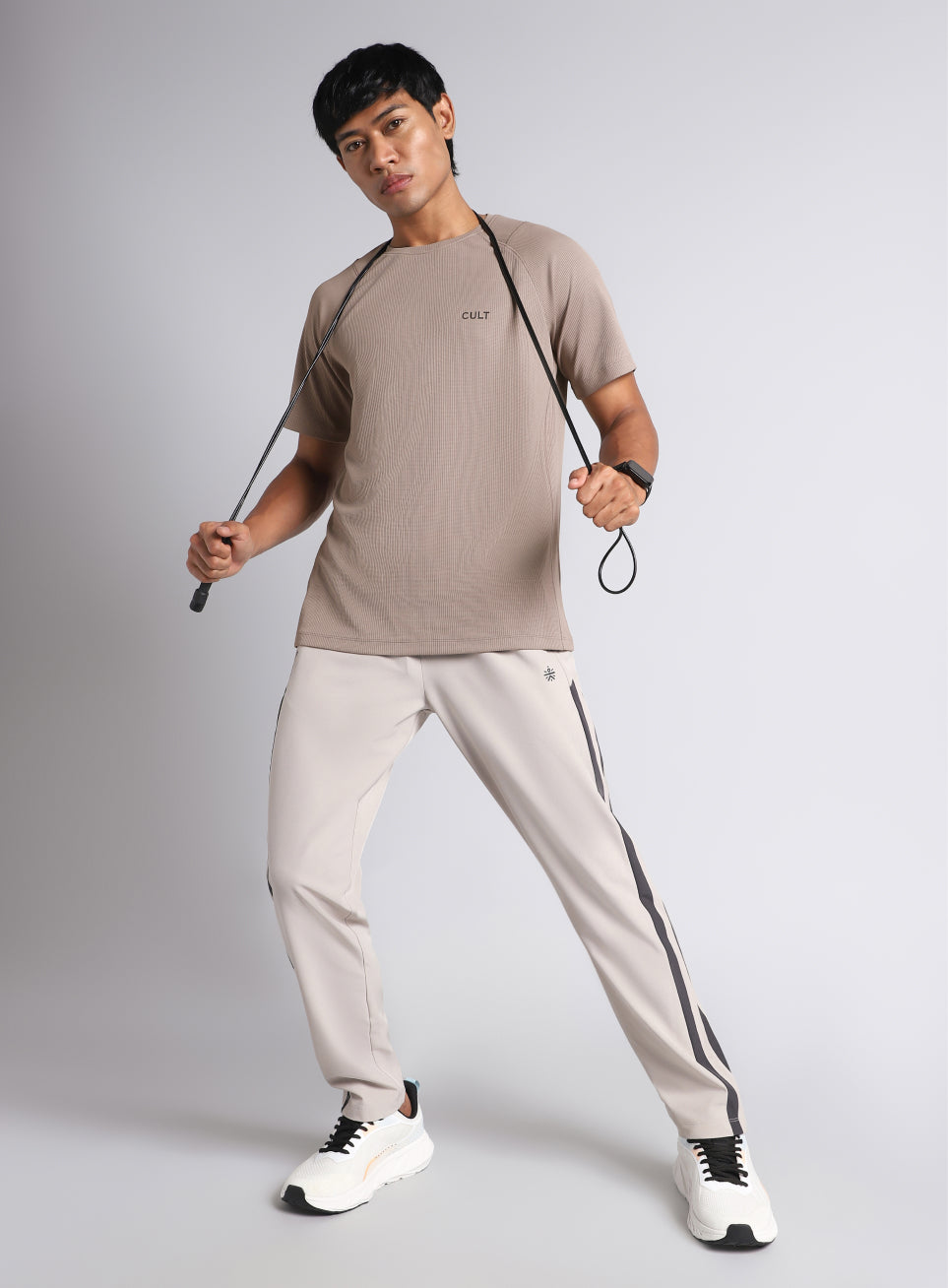 Men's Beige All Format Training T-shirt