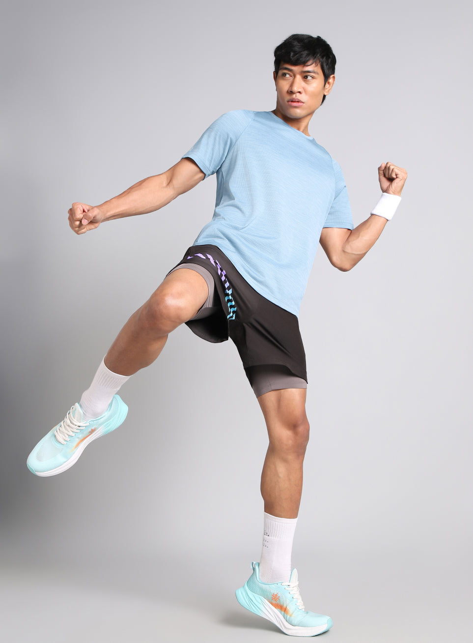 Men's Blue Training Elevate Sculpt T-shirt