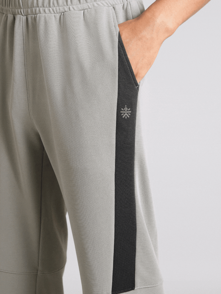 Men's Grey Runner Essential Trackpants