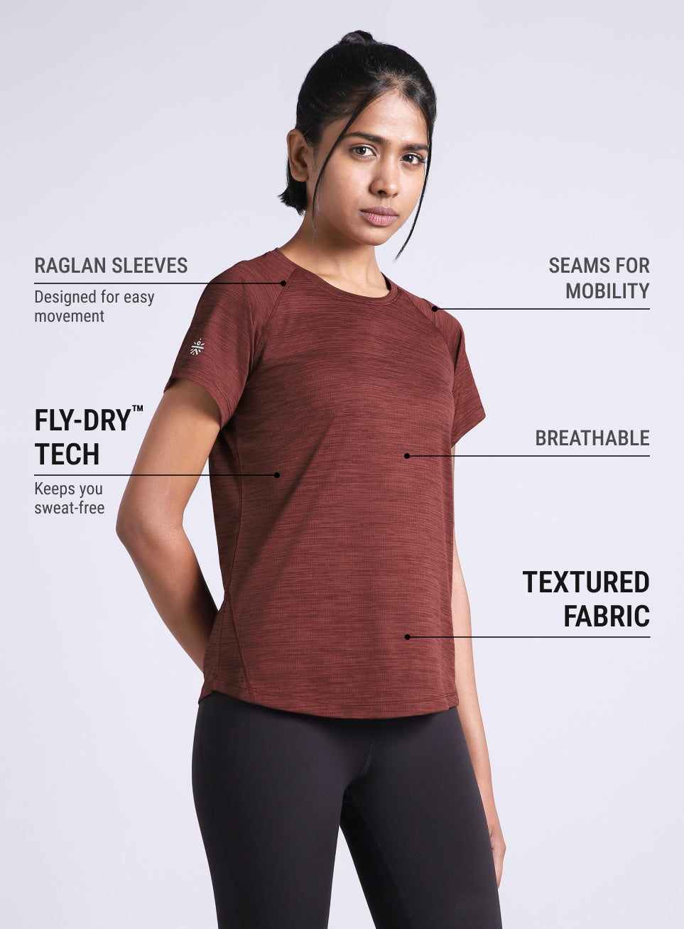 Women's Wine Training Elevate Sculpt T-shirt