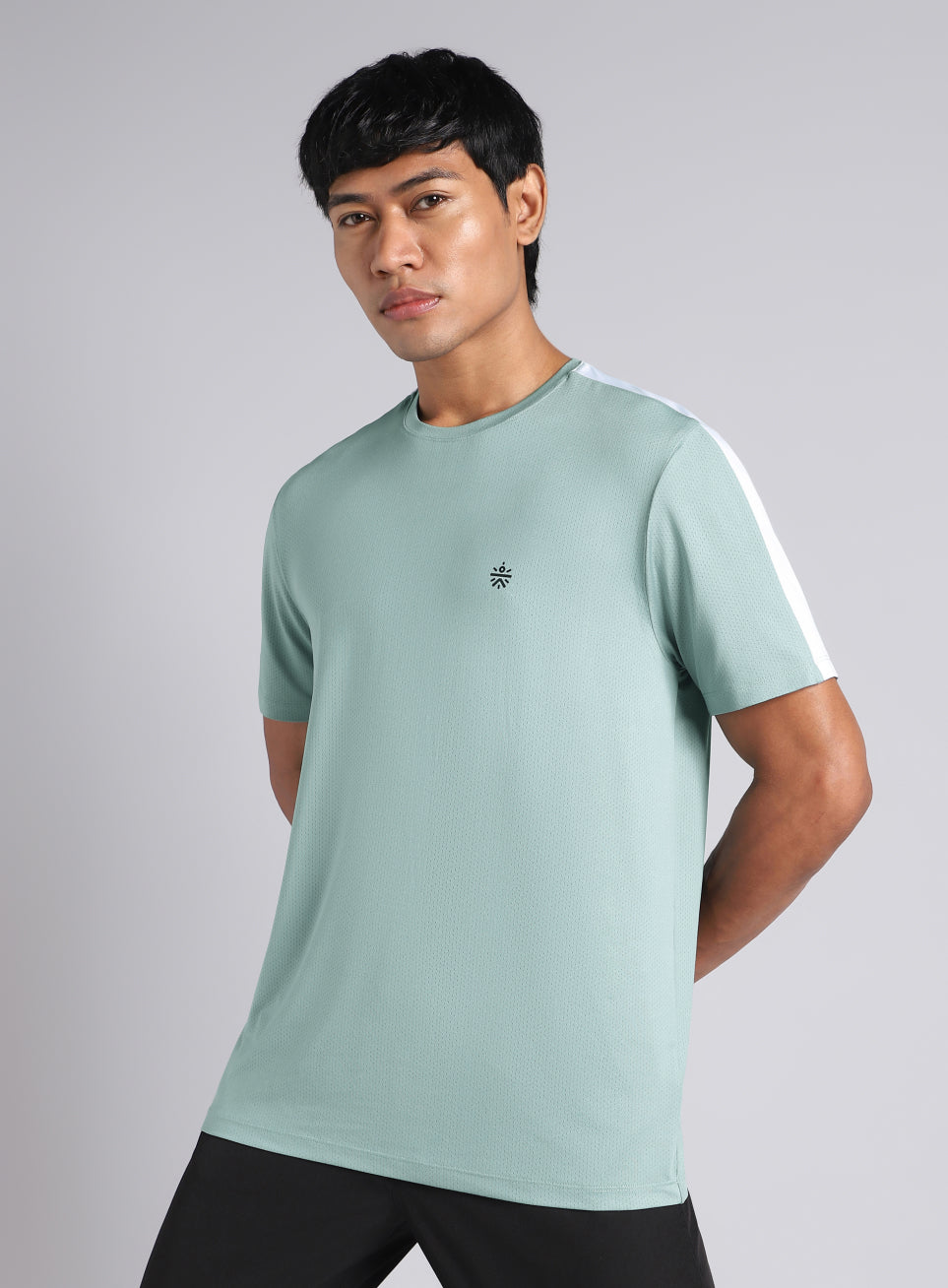Men's Sea Green Pop Active T-shirt
