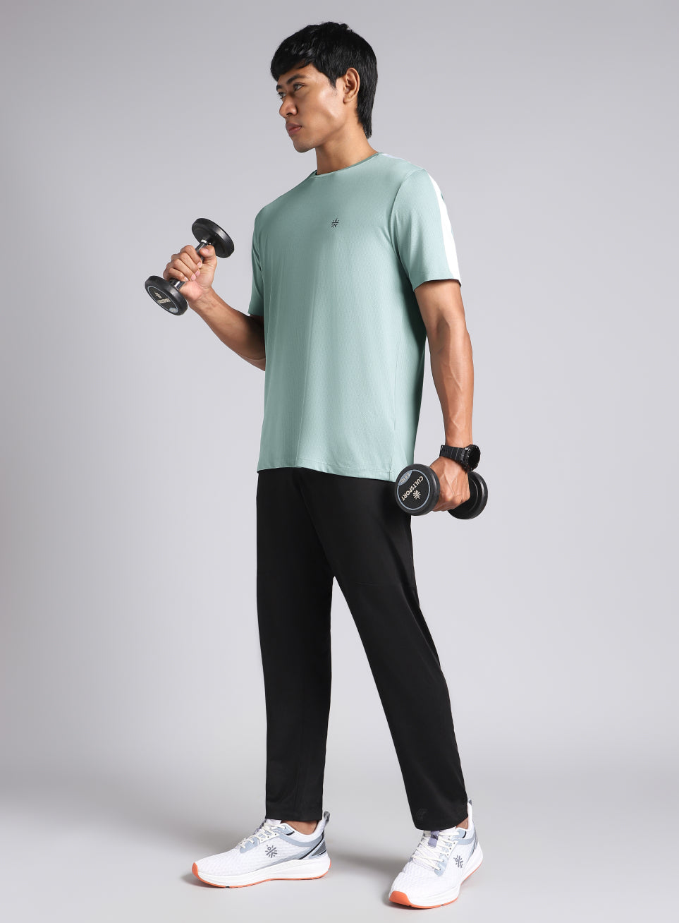 Men's Sea Green Pop Active T-shirt