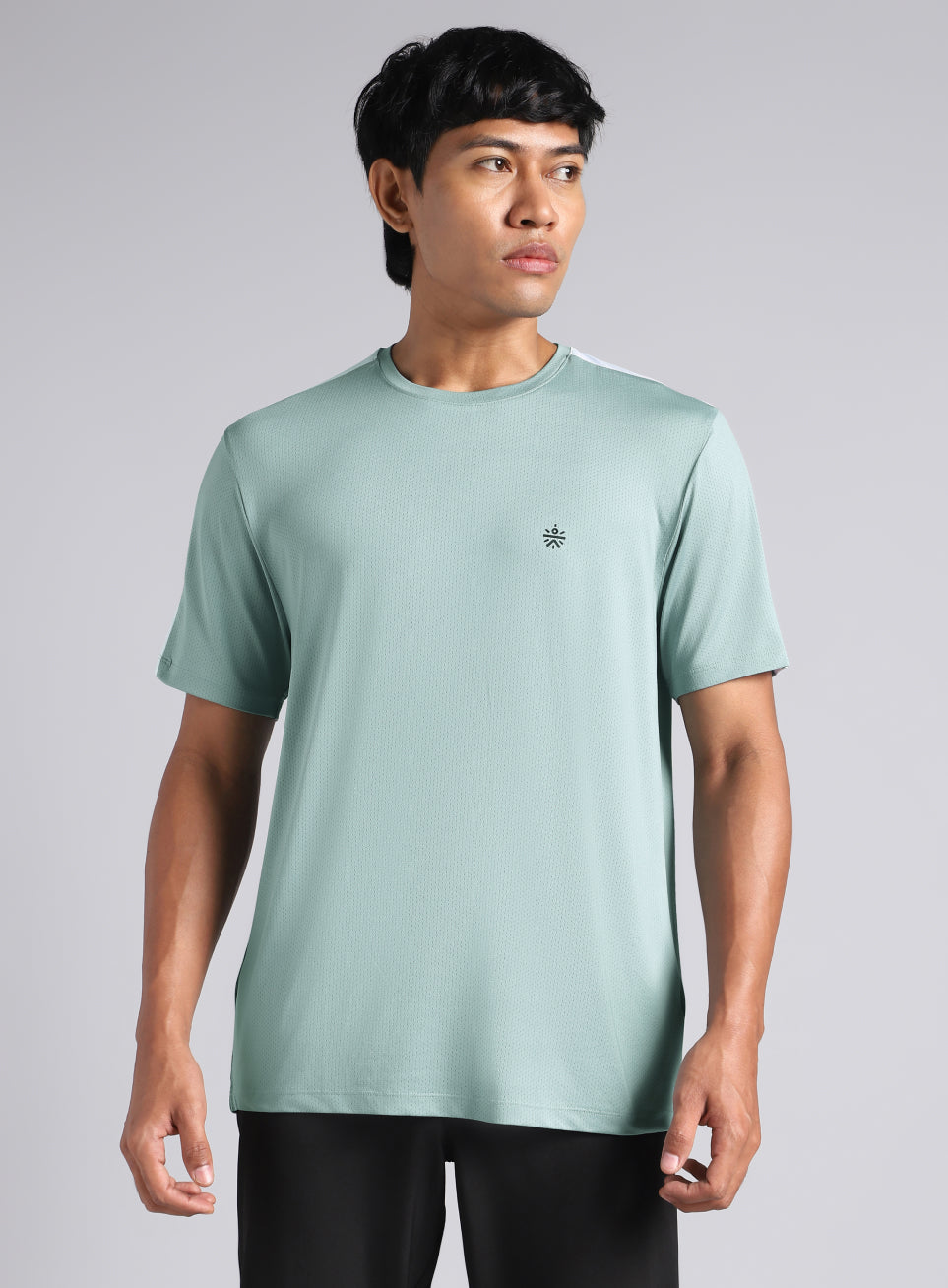 Men's Sea Green Pop Active T-shirt