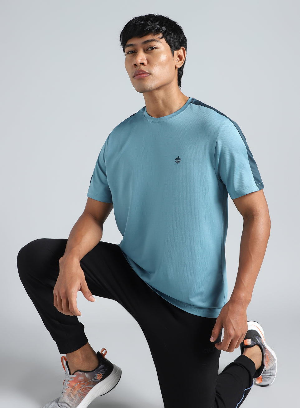 Men's Blue Active T-shirt