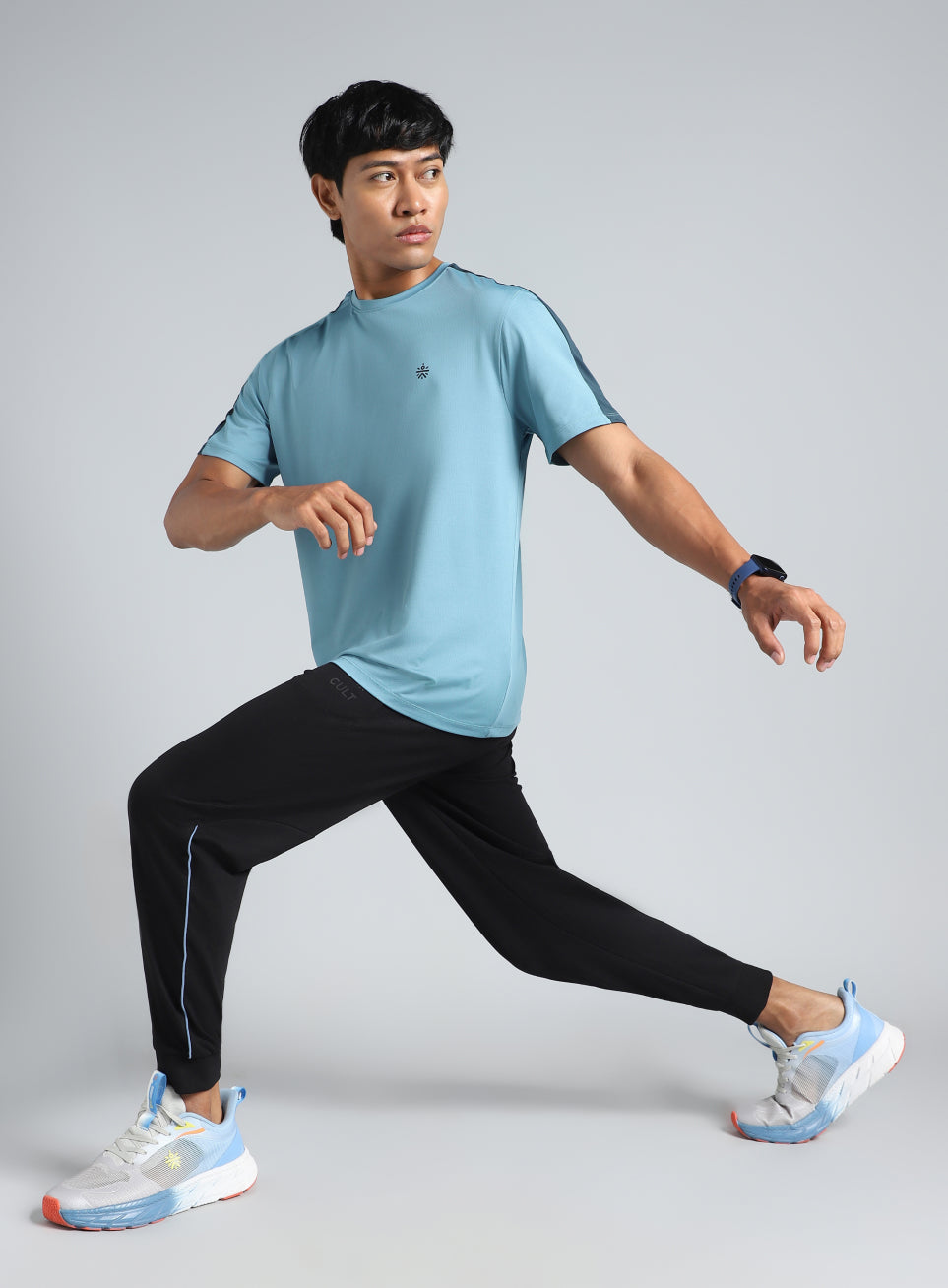 Men's Blue Active T-shirt