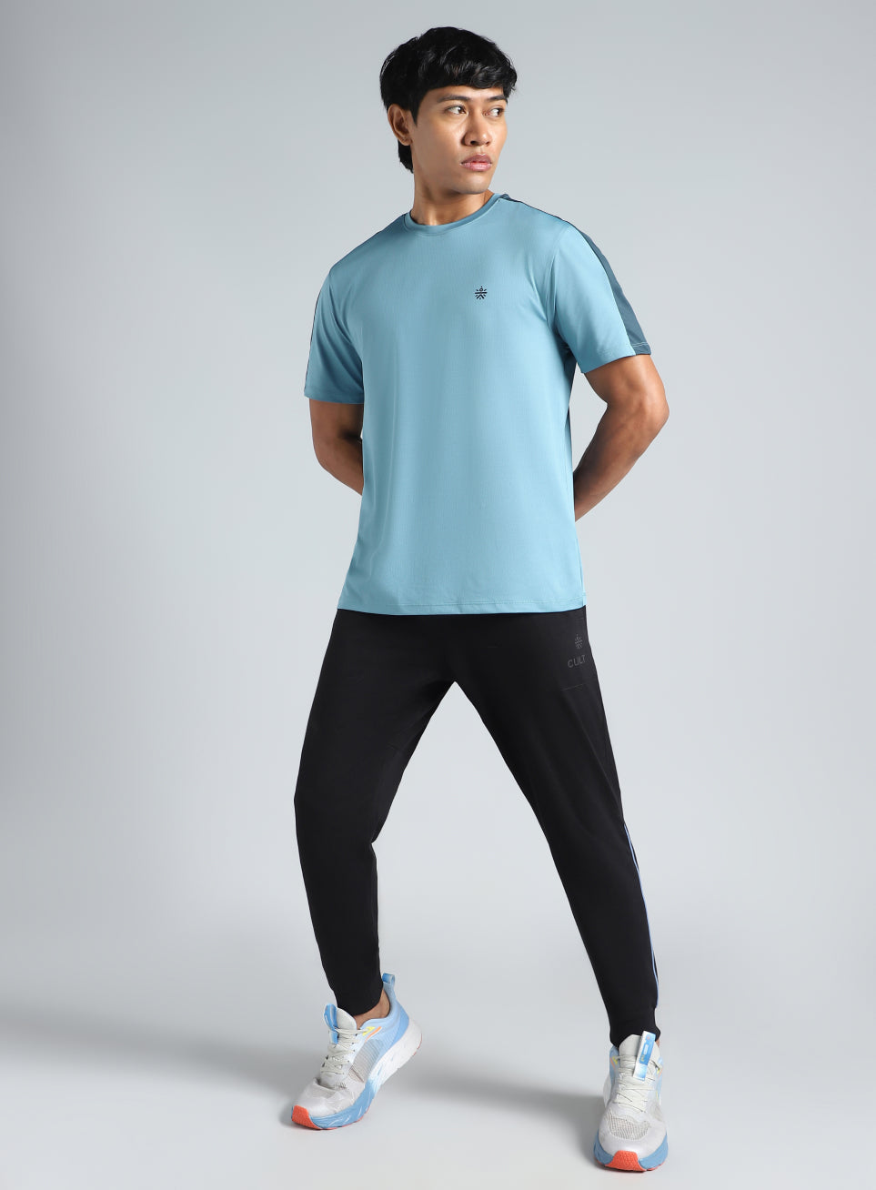 Men's Blue Active T-shirt