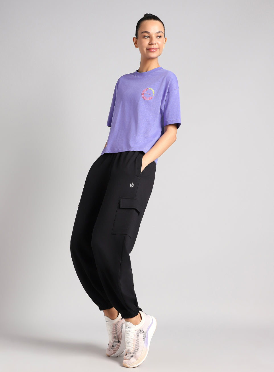 Women's Purple Sports Club T-shirt