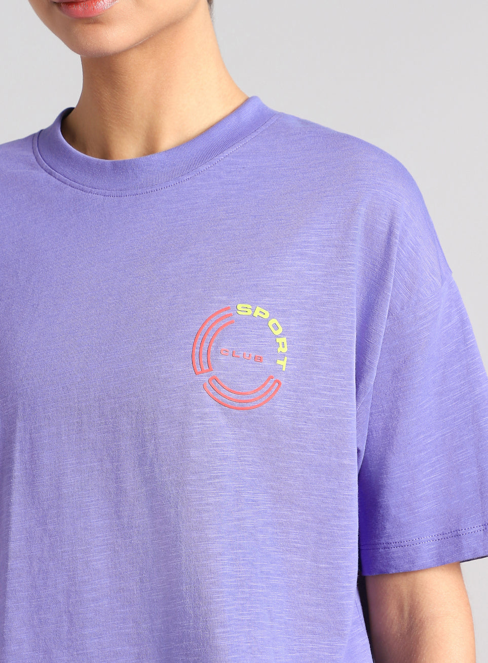 Women's Purple Sports Club T-shirt