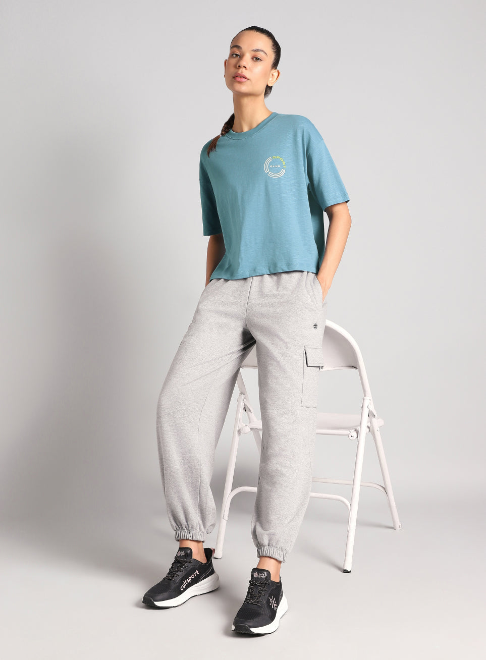 Women's Blue Sports Club T-shirt