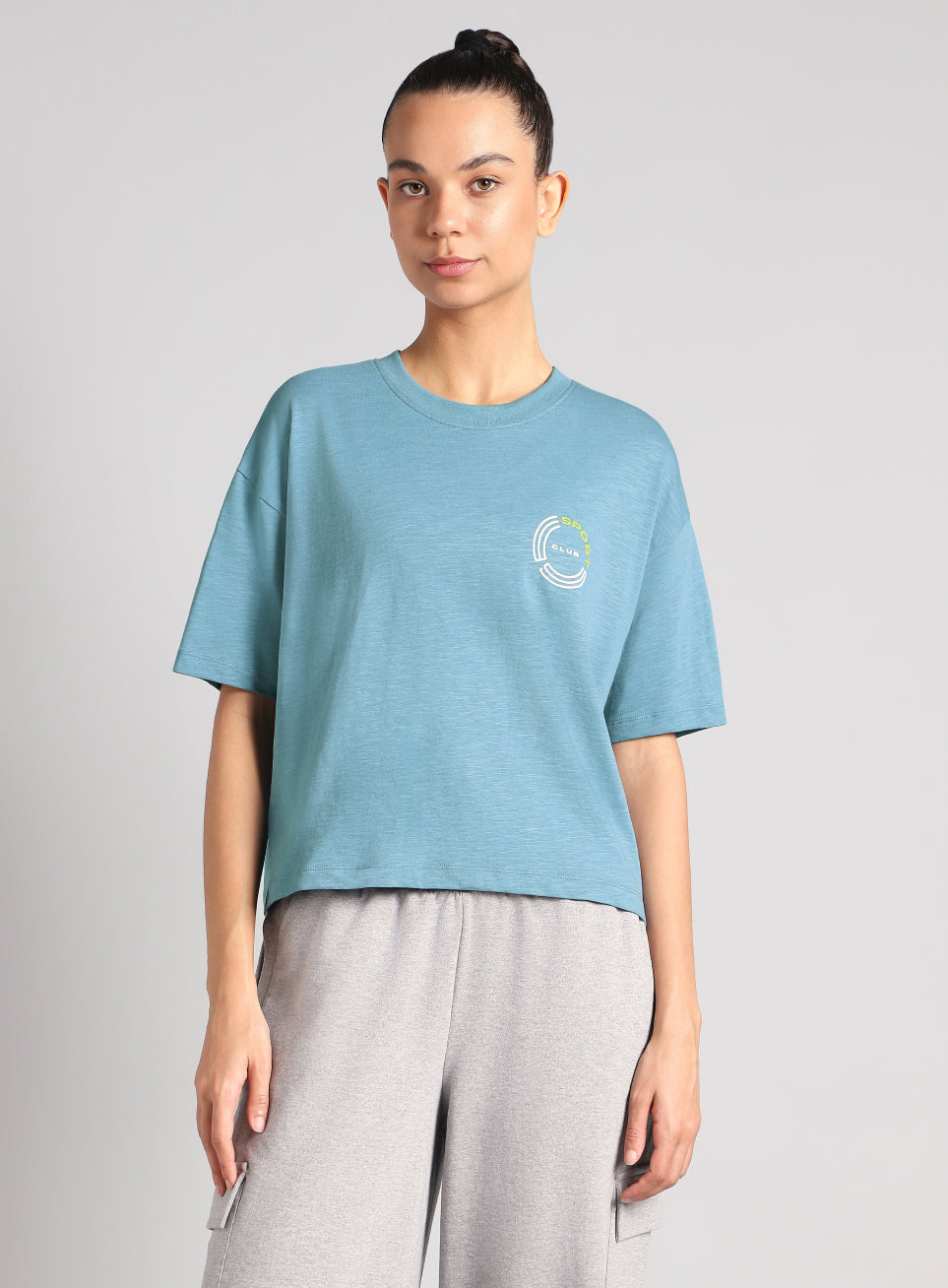 Women's Blue Sports Club T-shirt