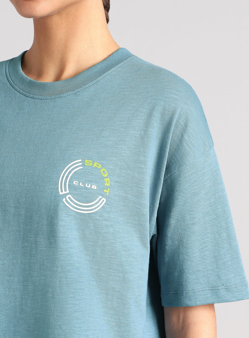 Women's Blue Sports Club T-shirt