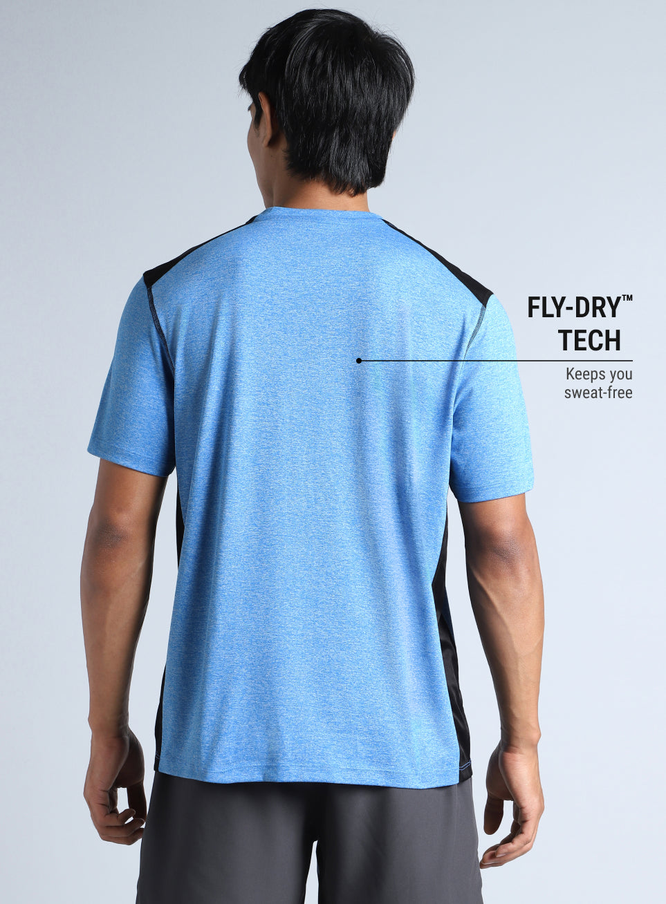 Men's Amp Up Blue Comfortech T-shirt