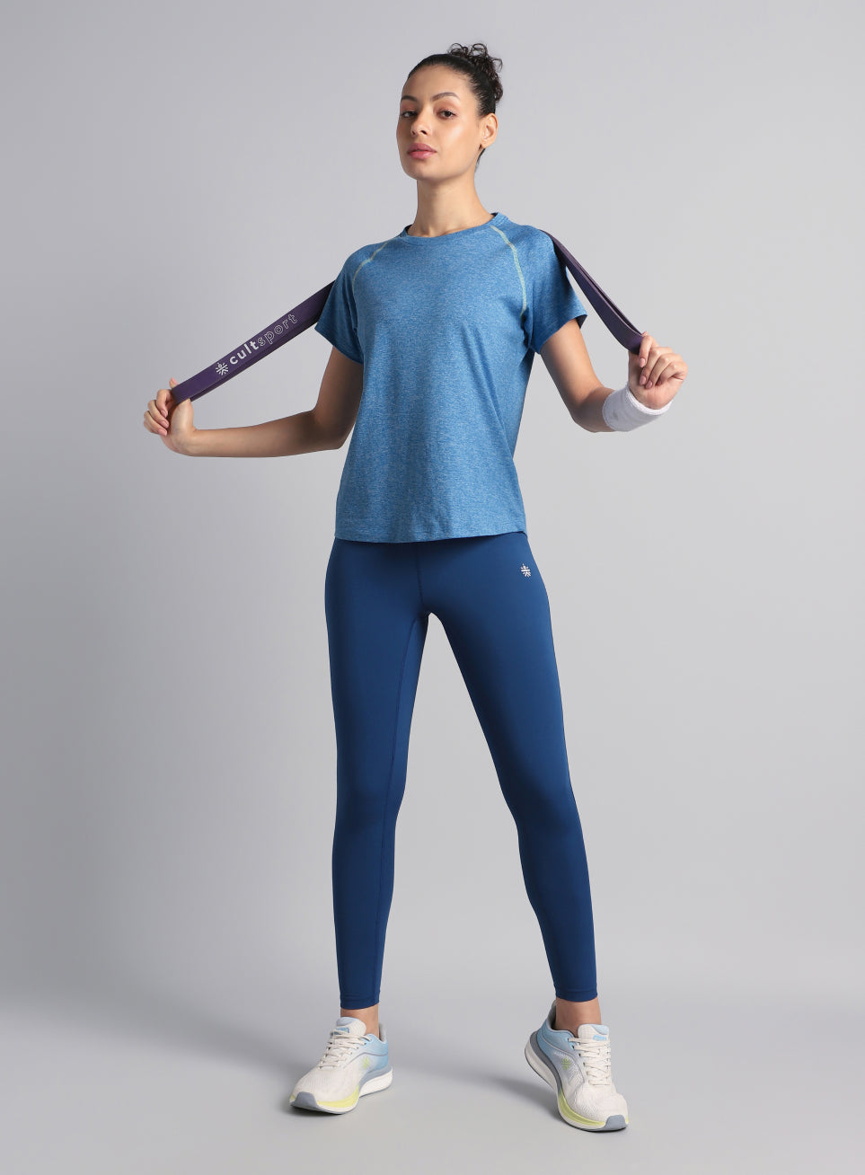 Women's Muscle Flex Blue COMFORtech™ T-shirt