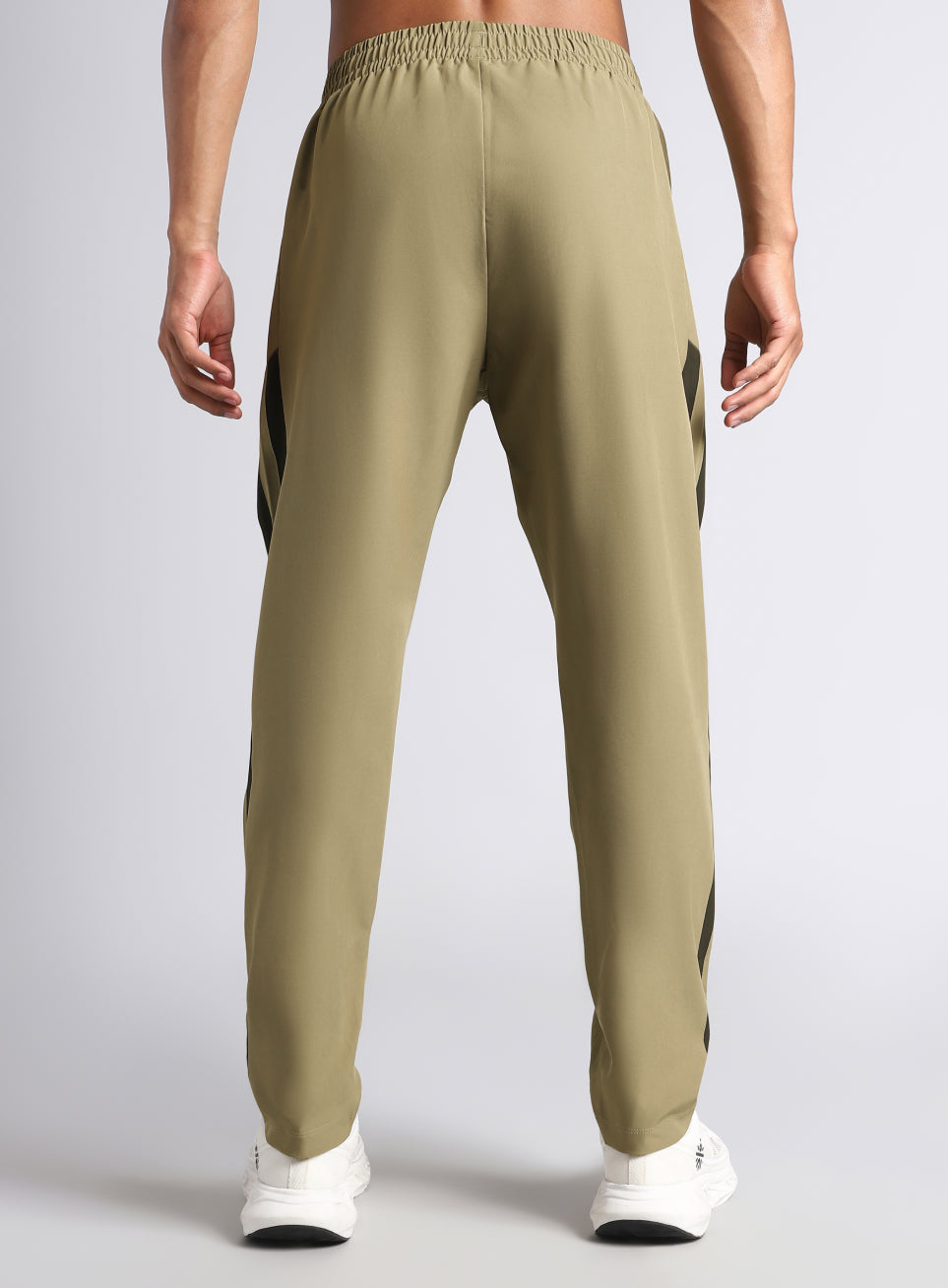 Men's Beige Sporty Training Trackpants