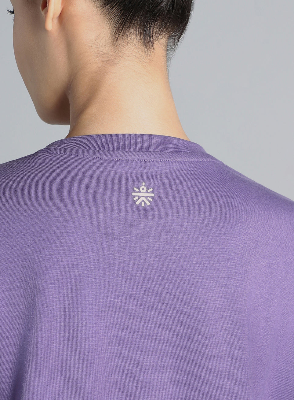 Women's Purple Feel the Beat Print T-shirt