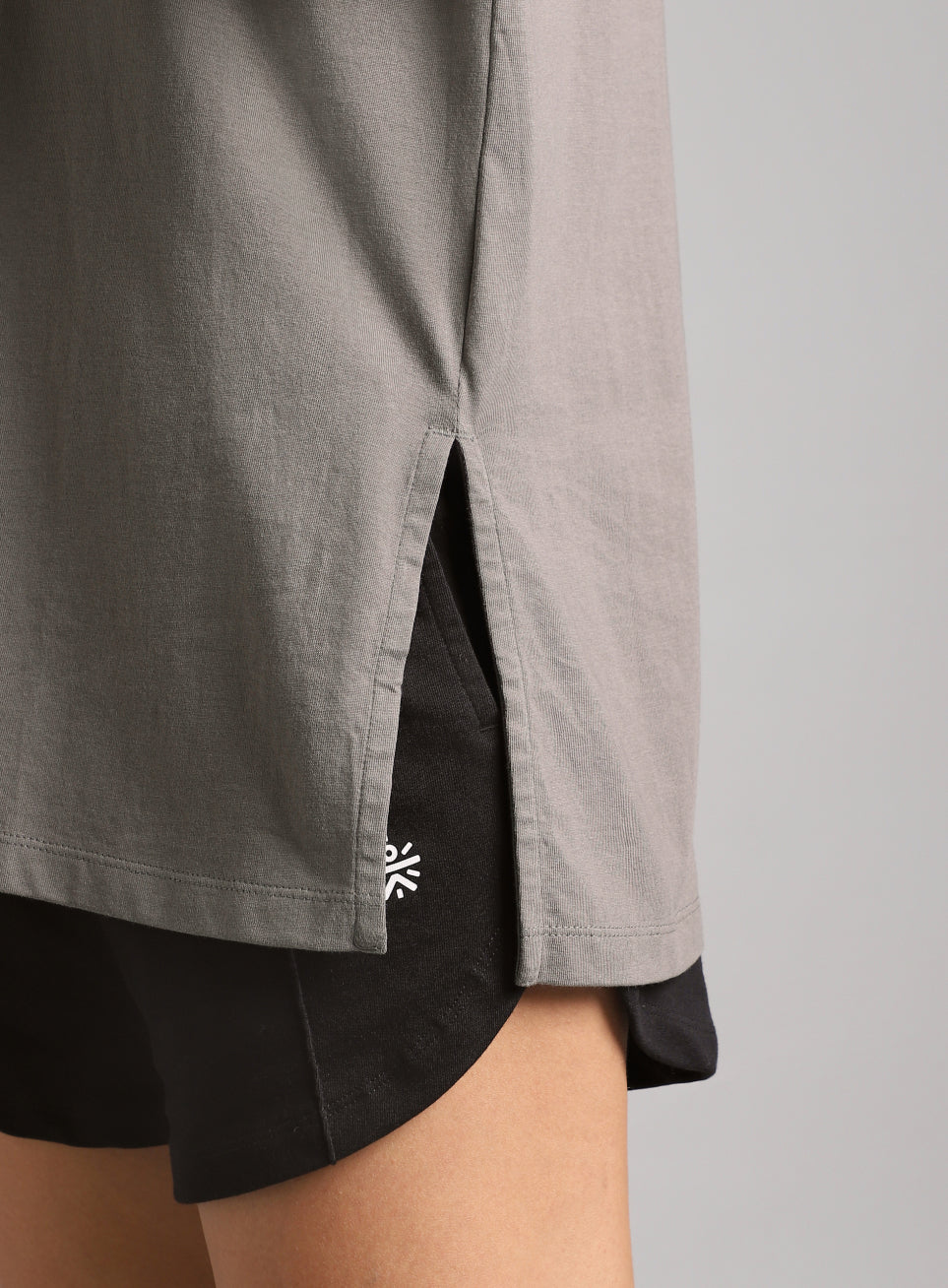 Women's Dark Grey Feel the Beat Print T-shirt