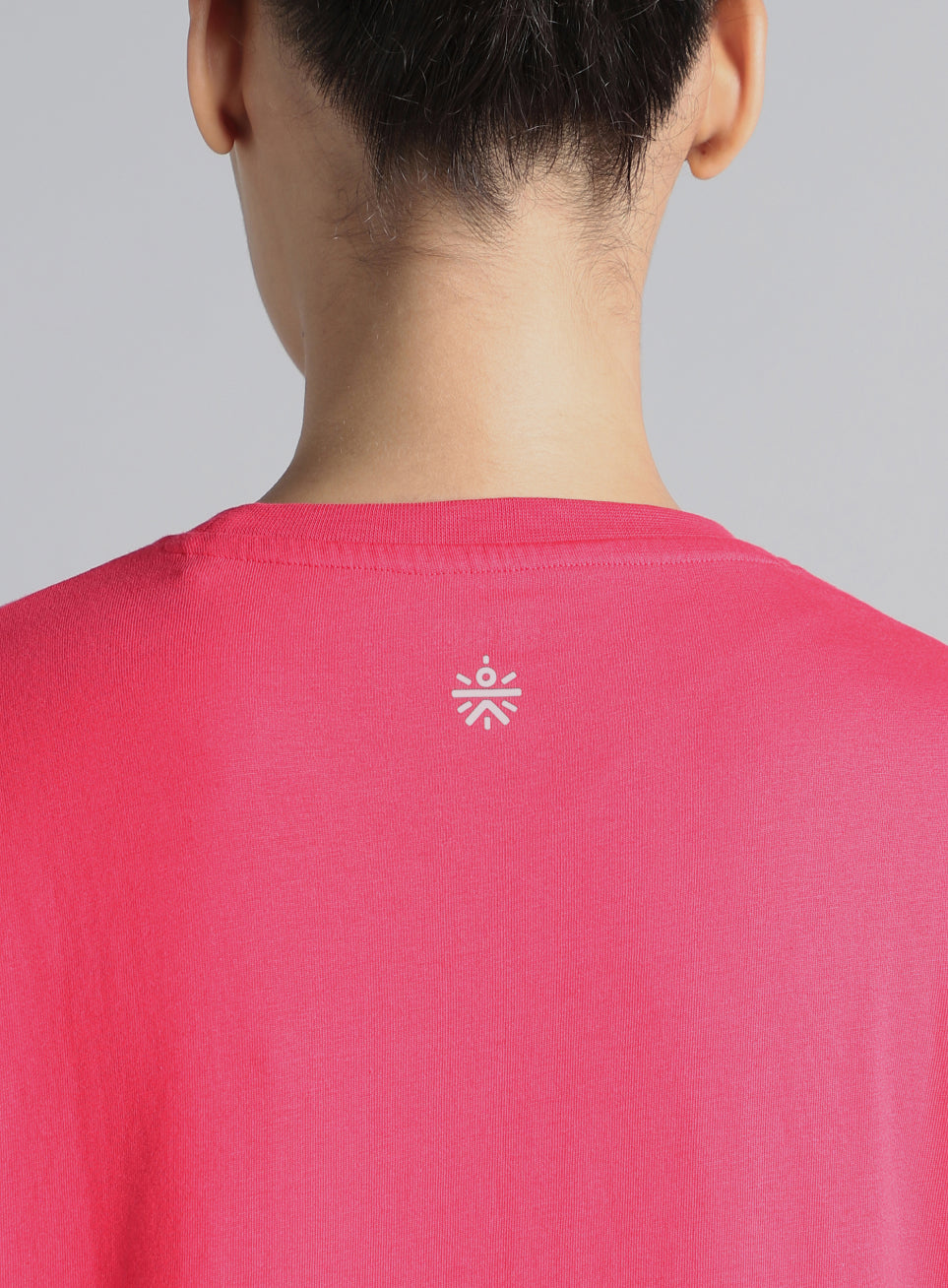 Women's Pink You Got This Puff Print Peach Oversized T-shirt