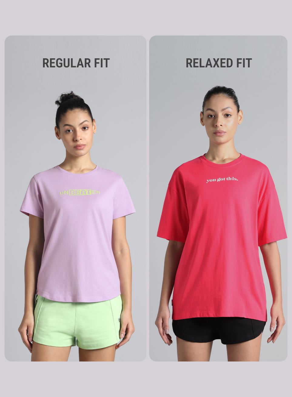 Women's Pink You Got This Puff Print Peach Oversized T-shirt