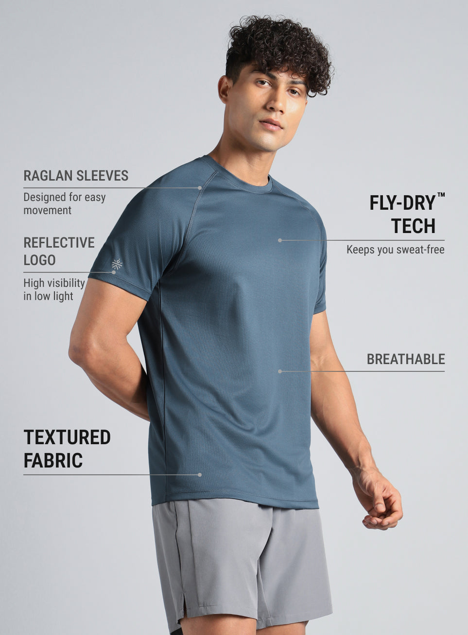 Men's Blue Speed Up T-shirt