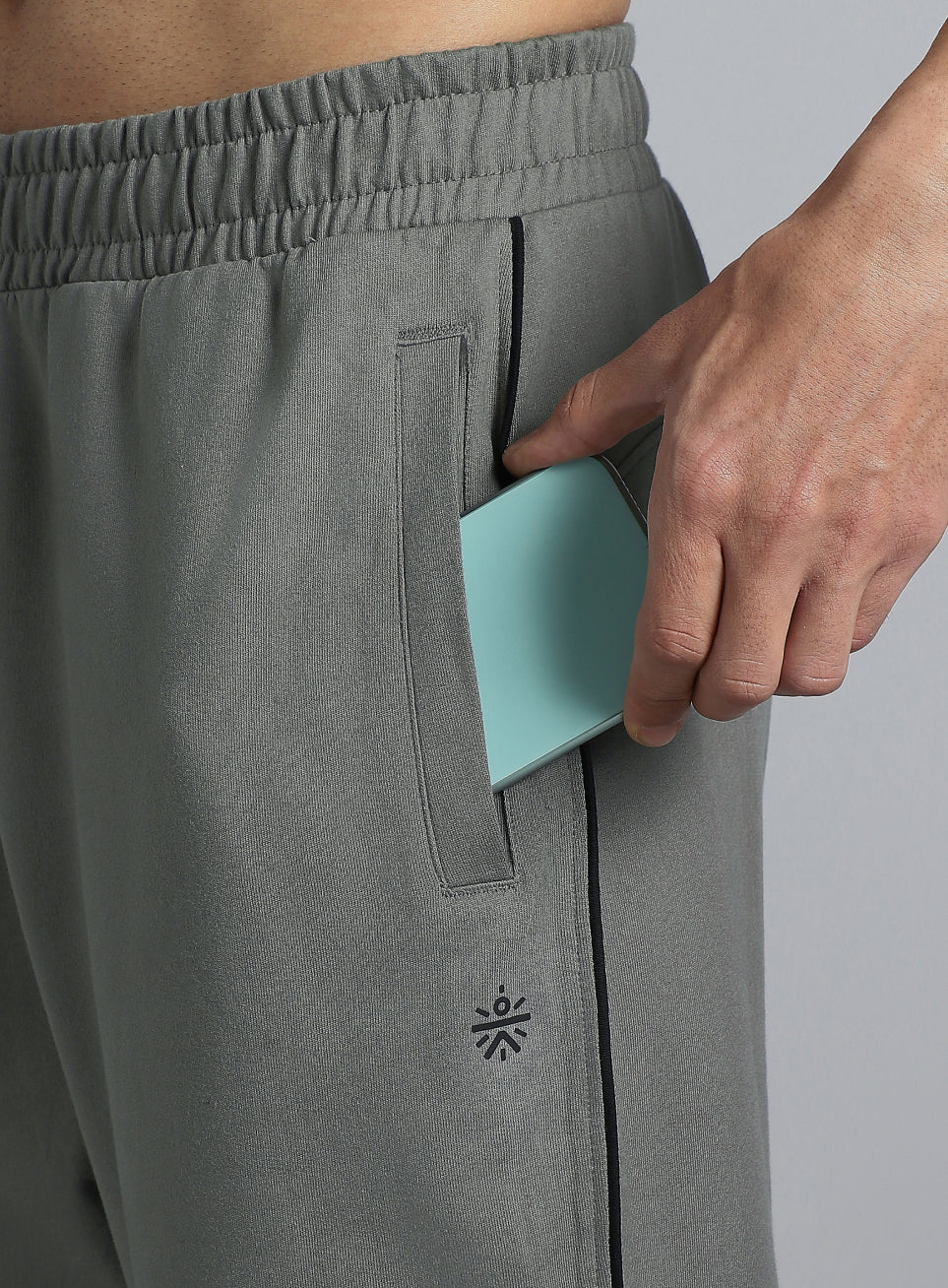 Men's Dark Grey Dance Brand Carrier Trackpants