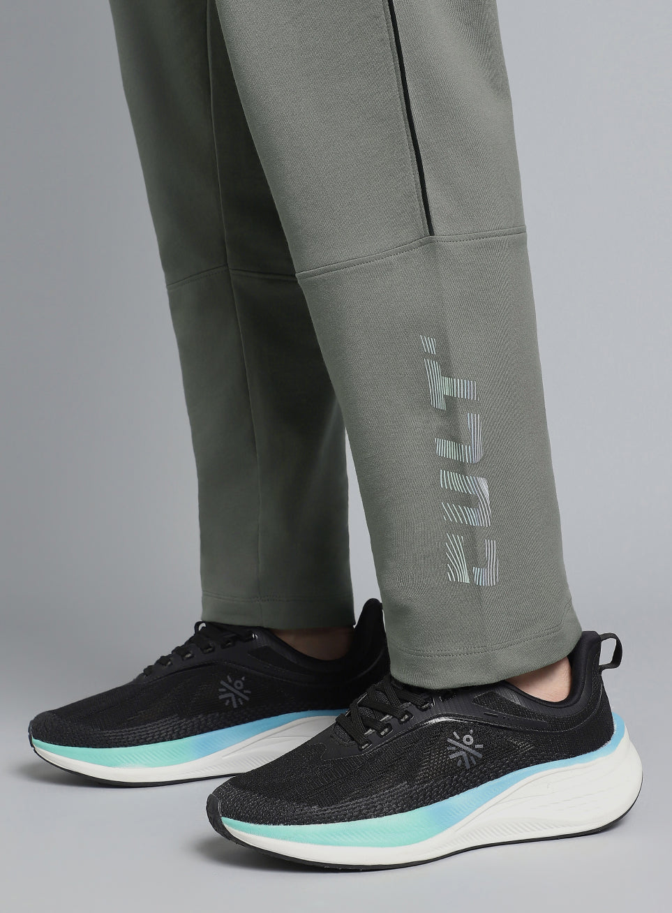Men's Dark Grey Dance Brand Carrier Trackpants