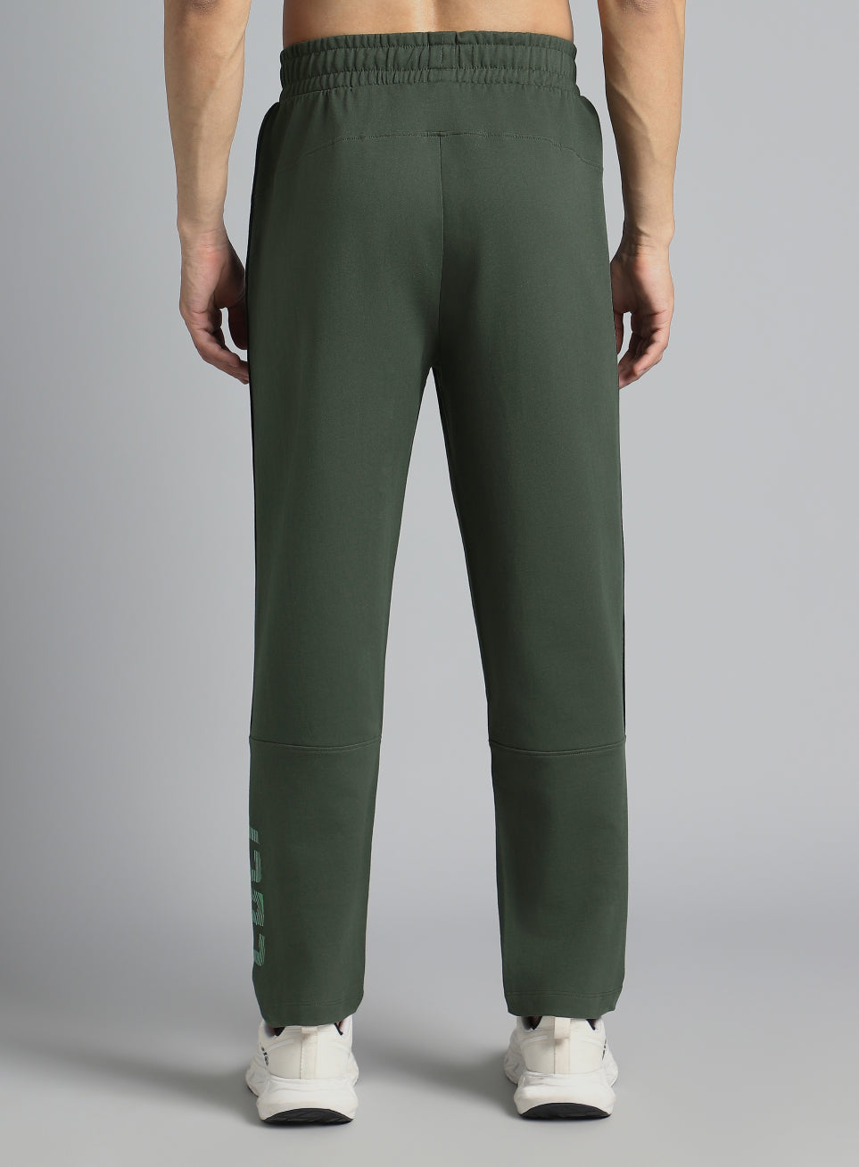 Men's Olive Dance Brand Carrier Trackpants