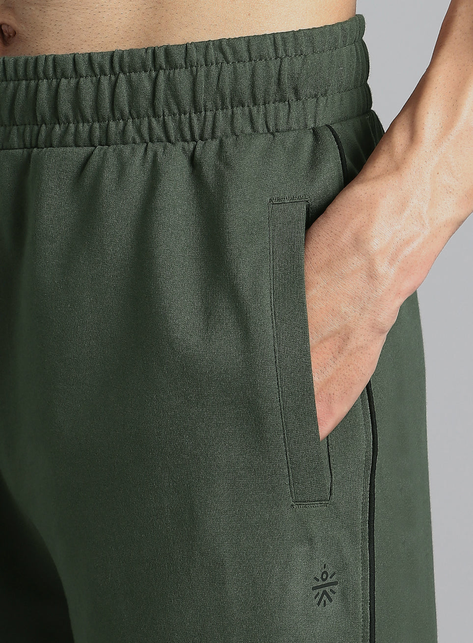Men's Olive Dance Brand Carrier Trackpants