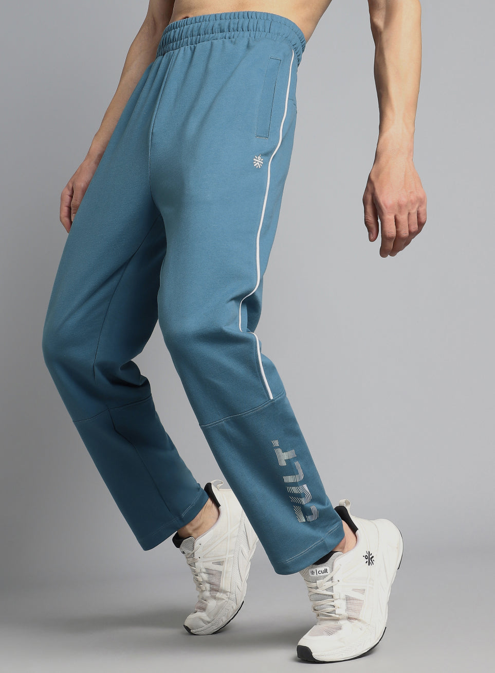 Men's Blue Dance Brand Carrier Trackpants