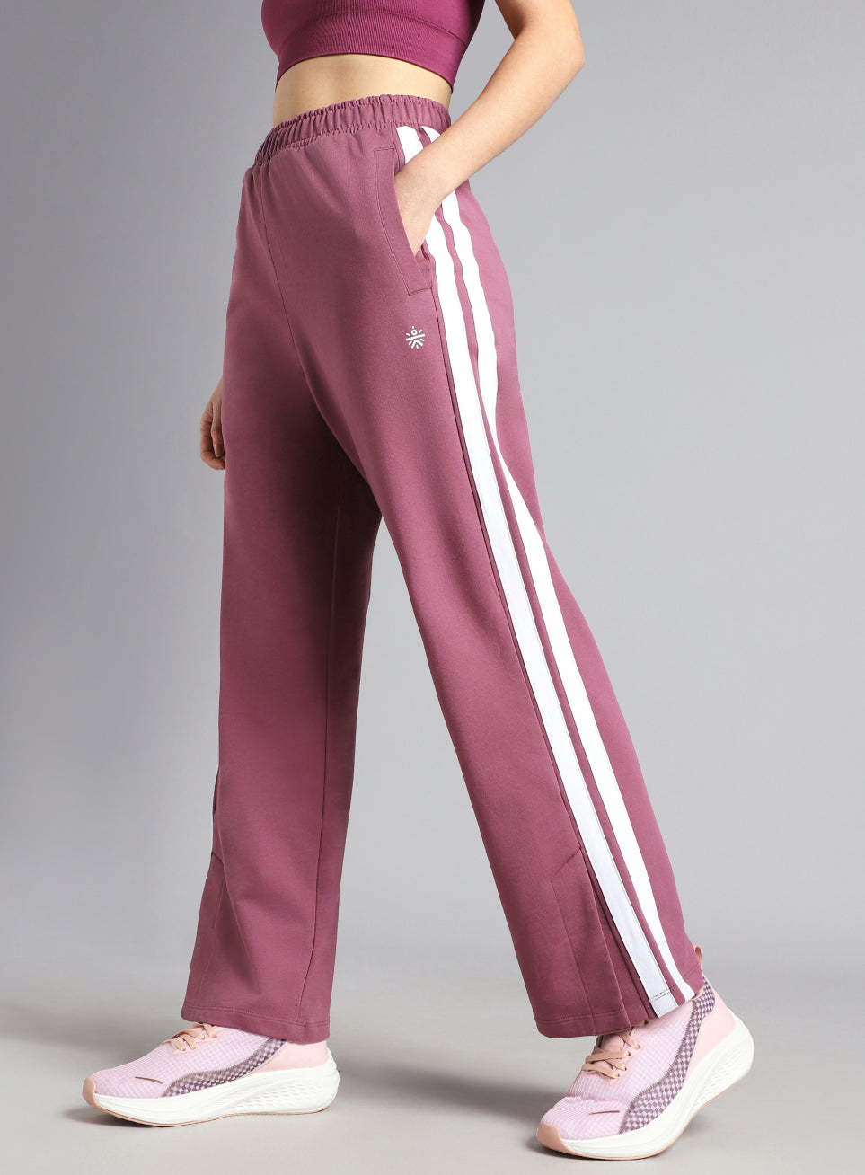 Women's Pink Dance Flow Trackpants