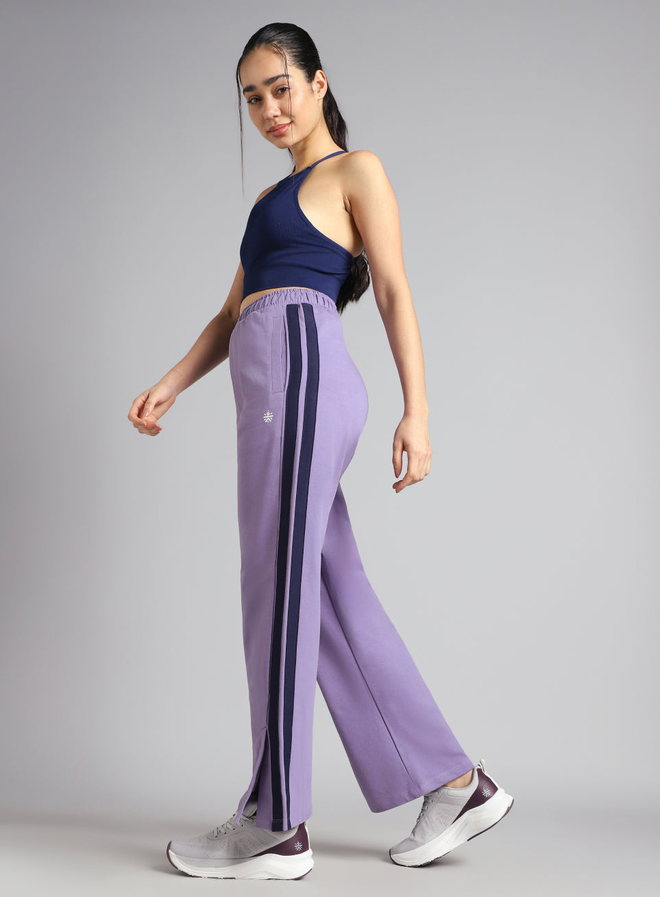 Women's Purple Dance Flow Trackpants
