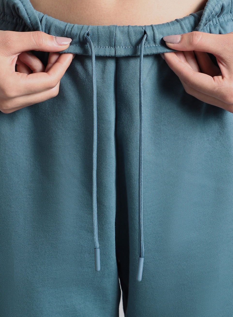 Women's Blue Community Straight Trackpants