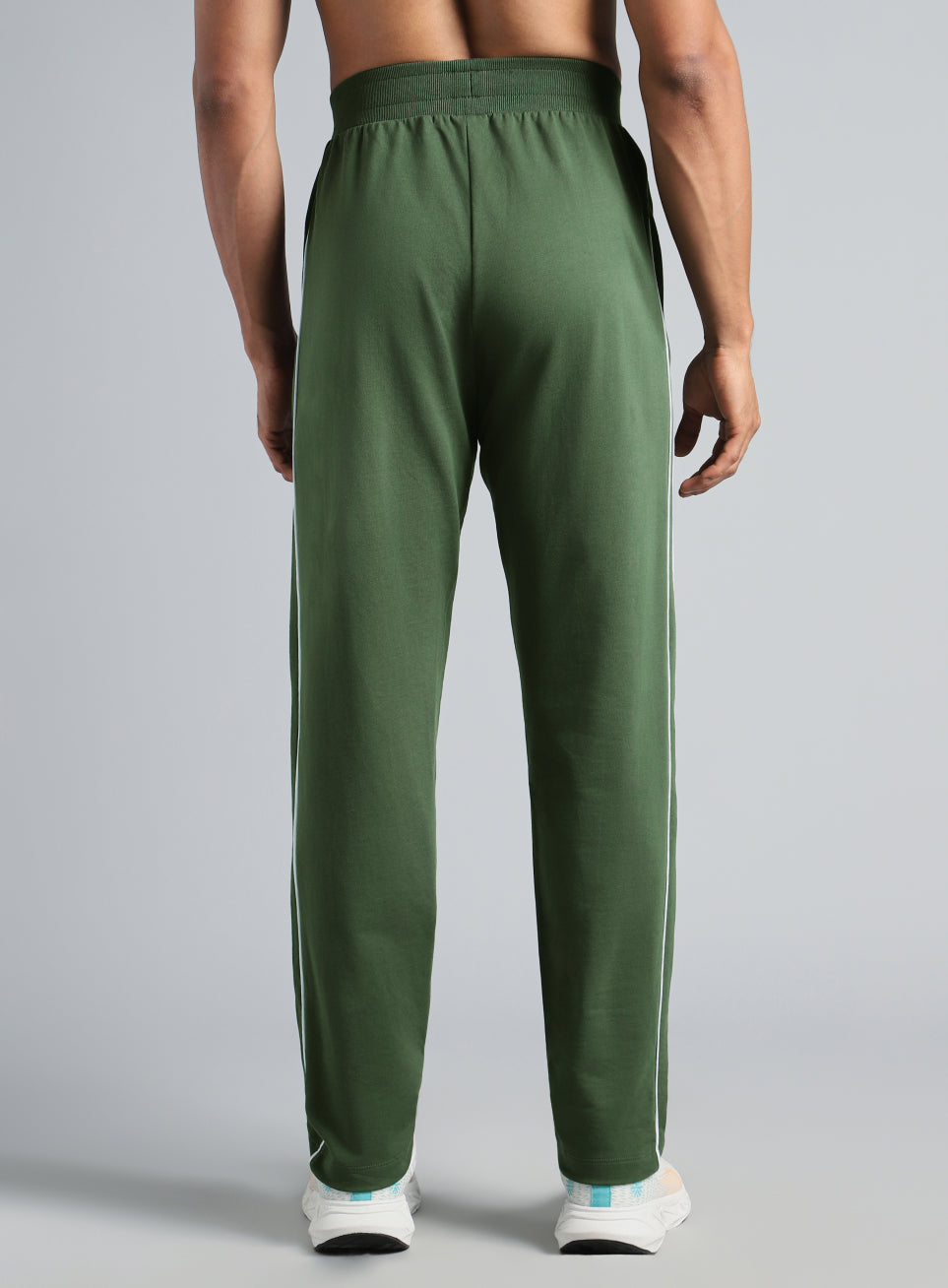 Men's Olive Level Up Sports Trackpants