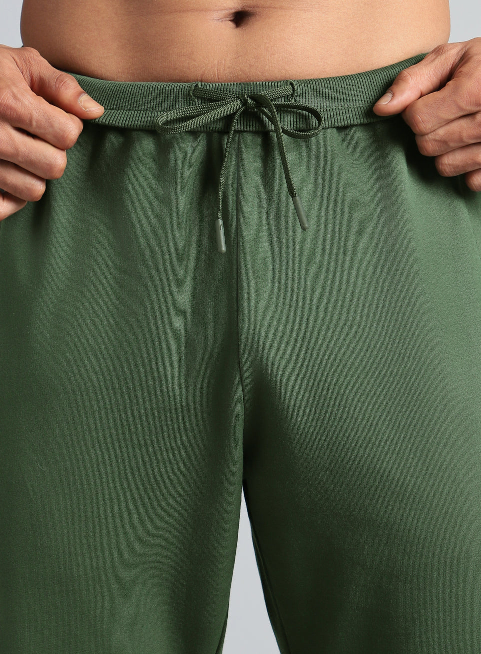 Men's Olive Level Up Sports Trackpants